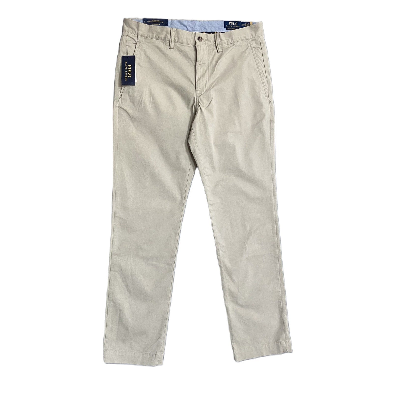 Polo Ralph Lauren Pants Men's 32"x32" Stretch Straight Fit Chinos Beige