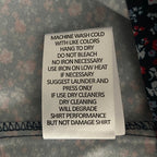 Quieti Performance Men's Shirt Small Short Sleeve Button-Up Navy Blue Floral