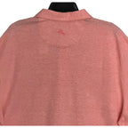 Tommy Bahama Shirt Men's XXL "Laurito Beach Polo" Dubarry Coral Heather
