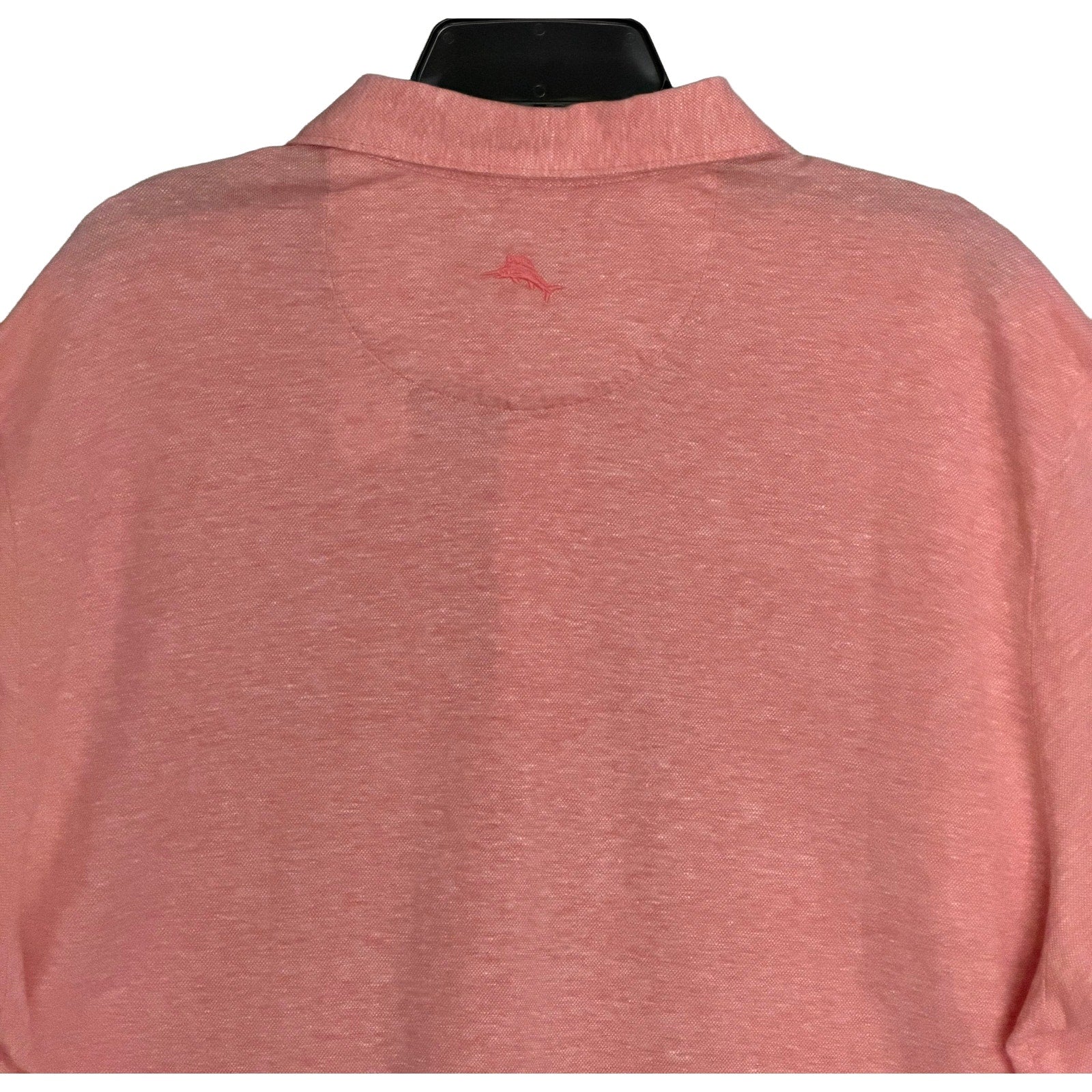 Tommy Bahama Shirt Men's XXL "Laurito Beach Polo" Dubarry Coral Heather