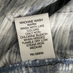 Daniel Cremiuex 38 Kyoto Men's Large Gingham Print Shirt Long Sleeve Blue