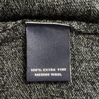 Hart Schaffner Marx Sweater Vest Men's 2XB Big & Tall Wool Charcoal Heather