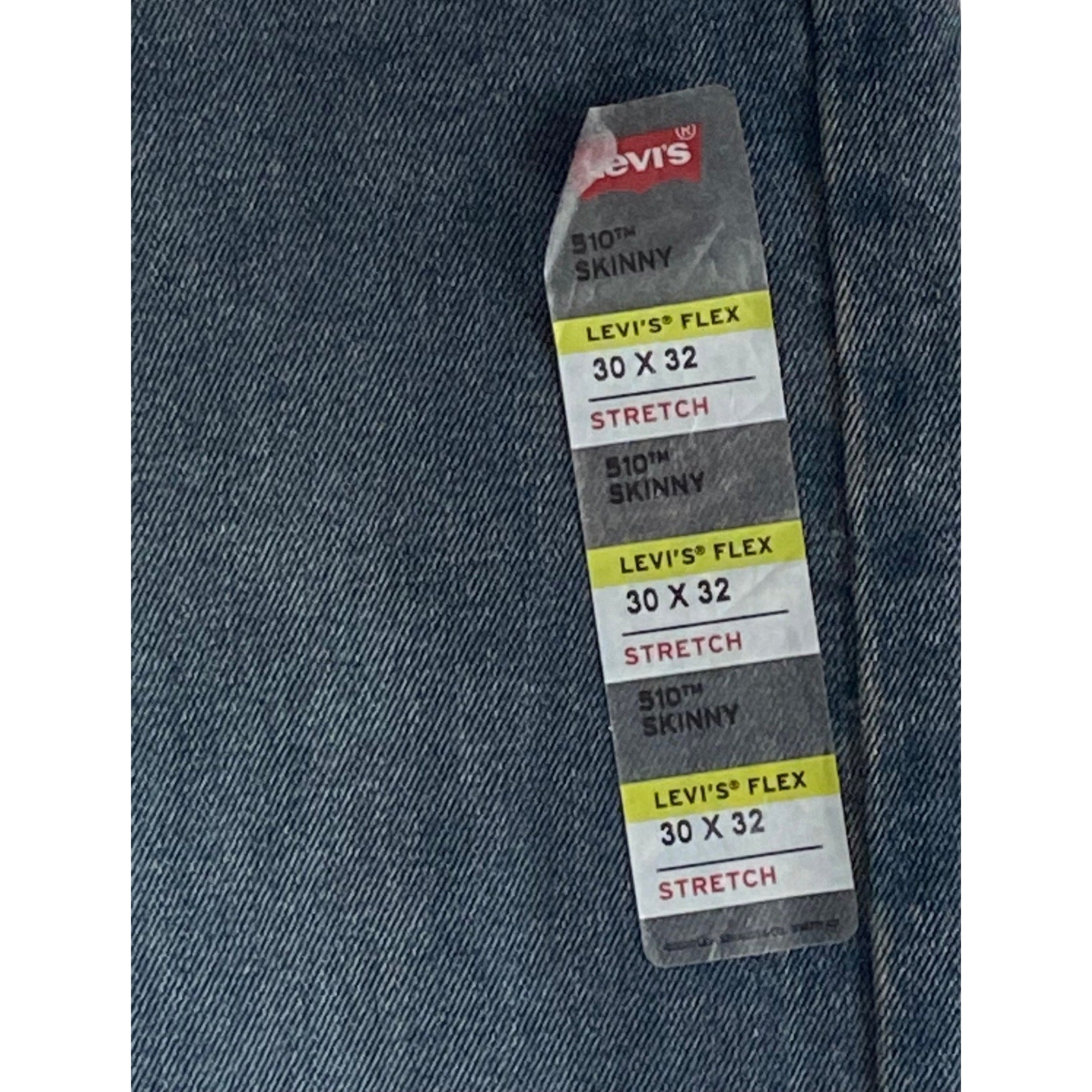 Levi's 510 Skinny Jeans Men's 30x32 Stretch Blue Denim