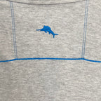 Tommy Bahama Polo Shirt Men's XL Island Zone Pima Cotton Gray Heather