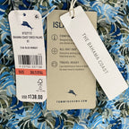 Tommy Bahama Shirt Men's 3XLT Big & Tall Bahama Coast Chico Palms Blue