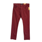 Polo Ralph Lauren Pants Men's 36T"x36" Varick Slim Straight 5-Pocket Red