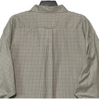 Roundtree & Yorke Oxford Dress Shirt Men's 4XB LS Big & Tall Green Red NWT