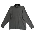 Daniel Cremieux Turtleneck Shirt Signature Solid Interlock Men's XL Grey
