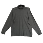Daniel Cremieux Turtleneck Shirt Signature Solid Interlock Men's XL Grey
