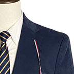 Tommy Hilfiger Sport Coat Men's 40 Long TH Flex Corduroy Lined Conrad Blue