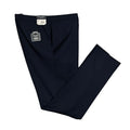 Daniel Cremieux Dress Pant Men's 46L Traveler Raw Hem Comfort Waist Navy
