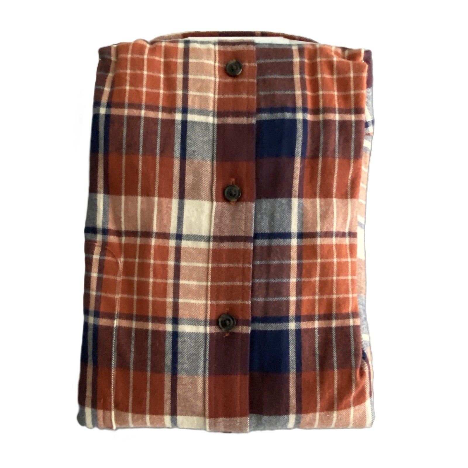 Roundtree & Yorke Big & Tall Men's 4XB Portuguese Flannel Button-Down Shirt