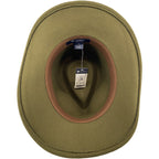 Daniel Cremieux 38 Blue Label Felt Outback Hat Olive