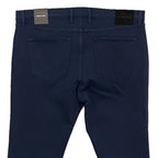 Michael Kors Men's 40x32 Slim-Fit Parker Stretch Twill Pants Midnight Blue