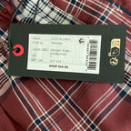 Ted Baker Sleep Pant Men's Small Woven Cotton Drawstring Pockets Red Plaid