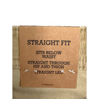 Daniel Cremieux Corduroy Pants Men's 46"x30" Straight Fit Stretch Wheat