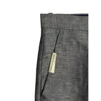 Perry Ellis Portfolio Pants Men's 36"x34" Modern Fit Linen Blend Blueprint