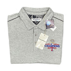 Tommy Bahama Men's XL Texas Rangers 2023 World Series Polo Pima Cotton Grey