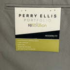 Perry Ellis Portfolio Pants Men's 44x30 Modern Fit Dress Pant Chiseled Stone