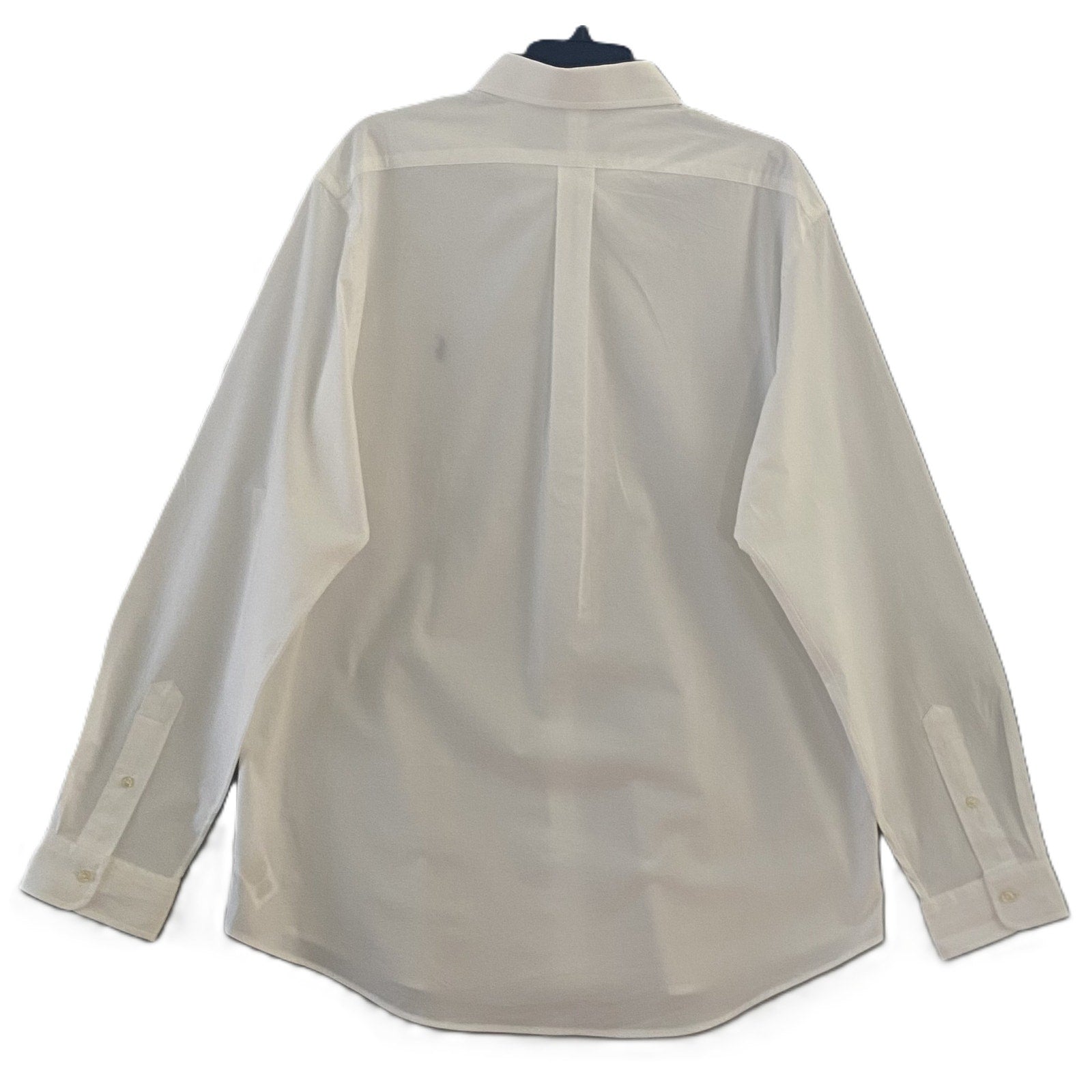 Polo Ralph Lauren Shirt Men's XL White Dress Shirt Long Sleeve Stretch