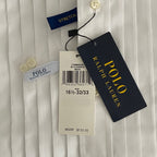 Polo Ralph Lauren Shirt Men's Large 16.5 32/33 Tuxedo Shirt Stretch White