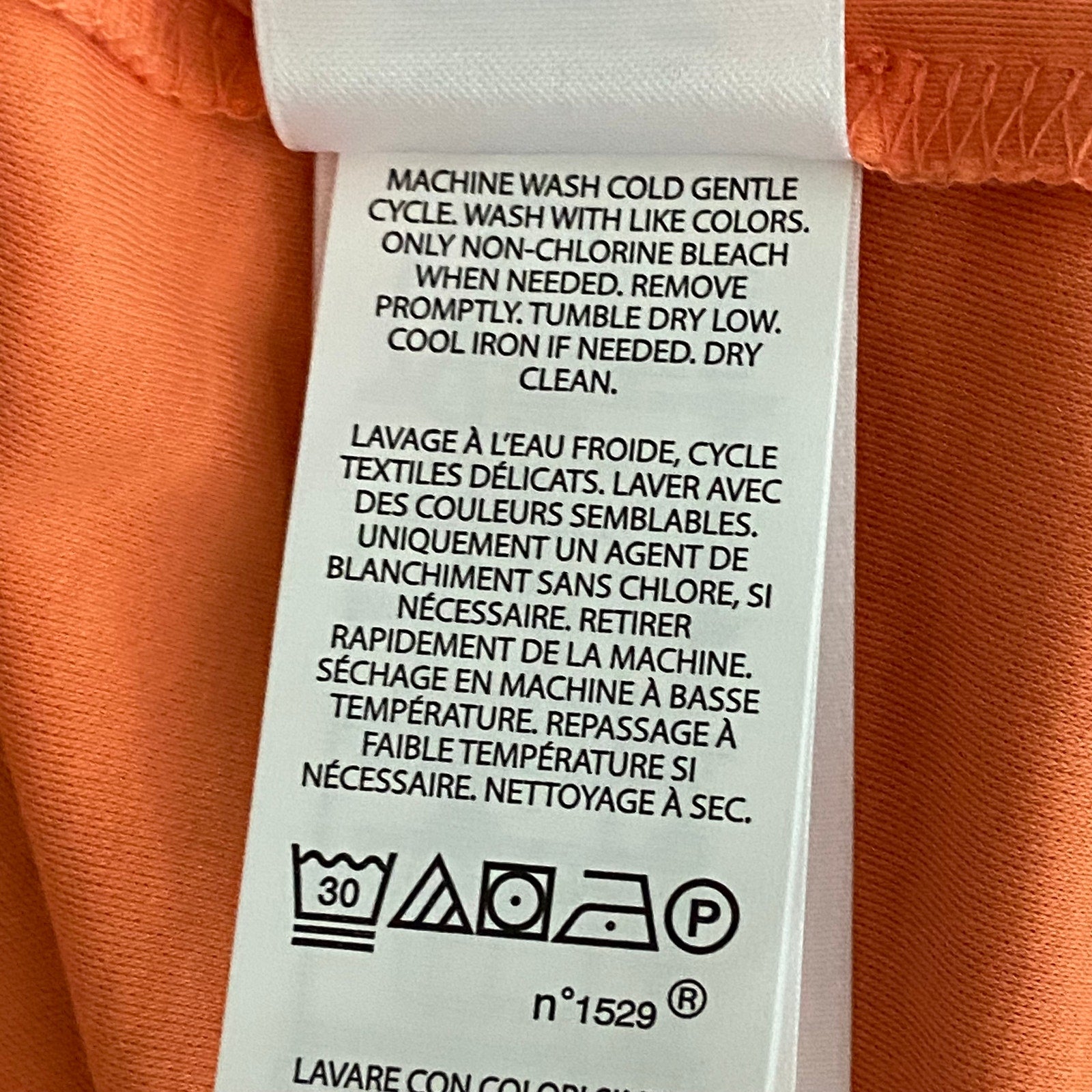 Polo Ralph Lauren Polo Shirt Classic Fit Short Sleeve Orange Men's Medium