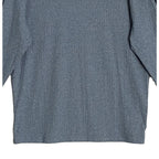 Quieti Long Sleeve T-Shirt Men's XL Crew Neck Stretch Fabric Blue Heather