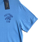 Polo Ralph Lauren T-Shirt Men's Medium "Polo Beach Club" Crew Neck Blue