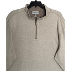 Tommy Bahama Half-Zip Men's 2XLB "Flipview Half Zip" Sweatshirt Cobblestone
