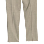 Armani Exchange Pants Men's 32W Dress Pant Raw Hem Wool Taupe Heather