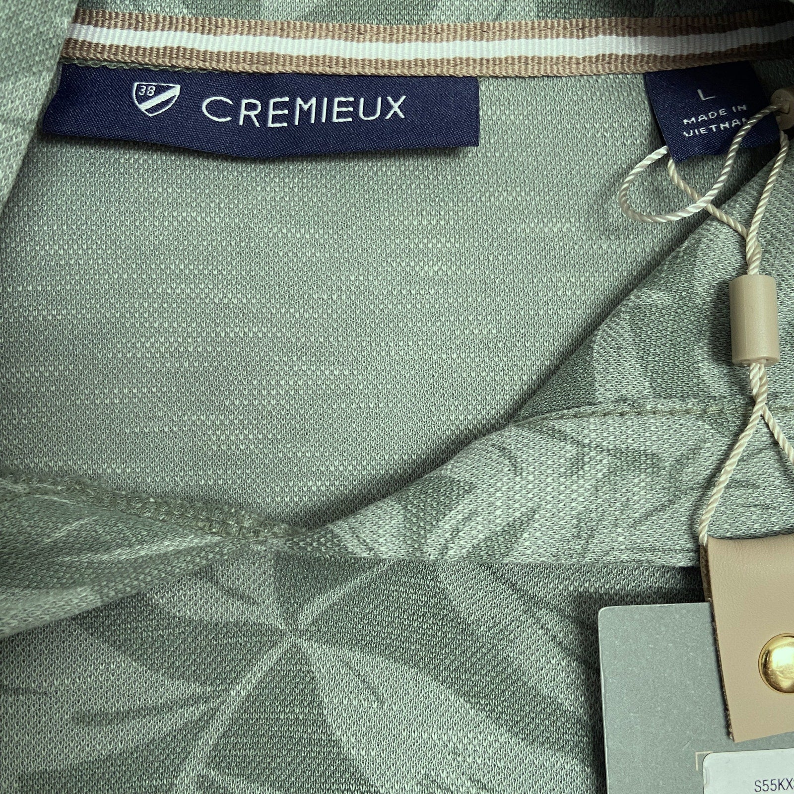 Daniel Cremieux Pullover Hoodie Men's Large CapeTown Collection Green Floral