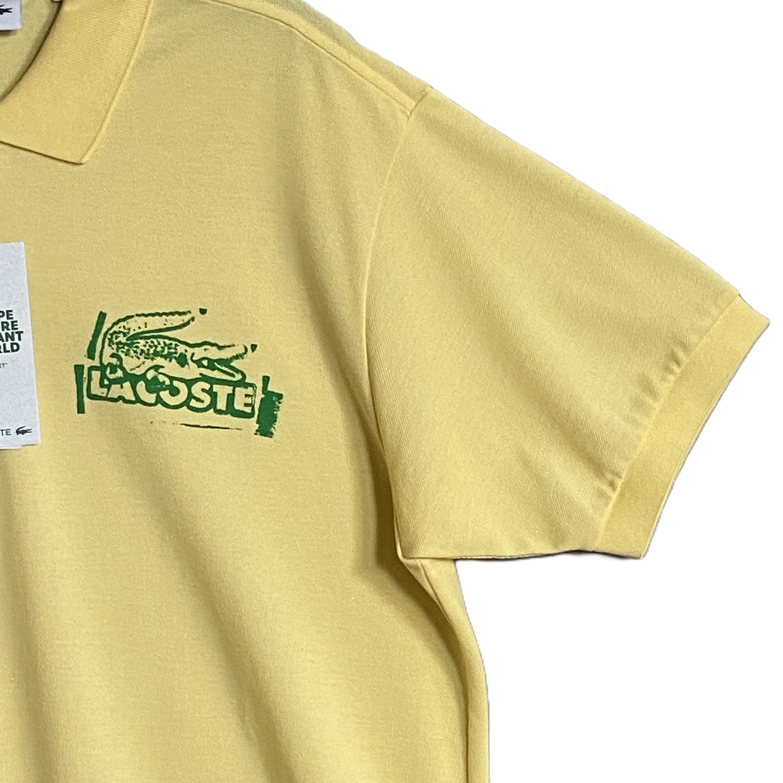 Lacoste Polo Shirt Men's XL Classic Fit Short Sleeve Cotton Yellow