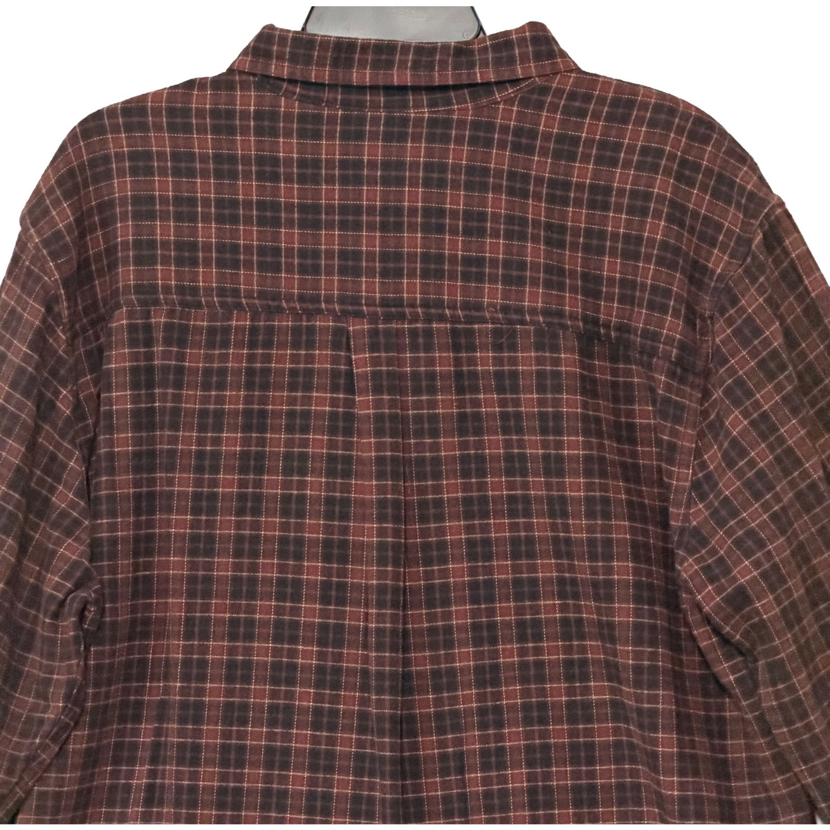 BDG Flannel Shirt Men's XL Long Sleeve Button Up Red Black Gingham