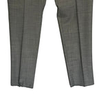 Daniel Cremieux Dress Pant Men's 46R Traveler Raw Hem Comfort Waist Gray