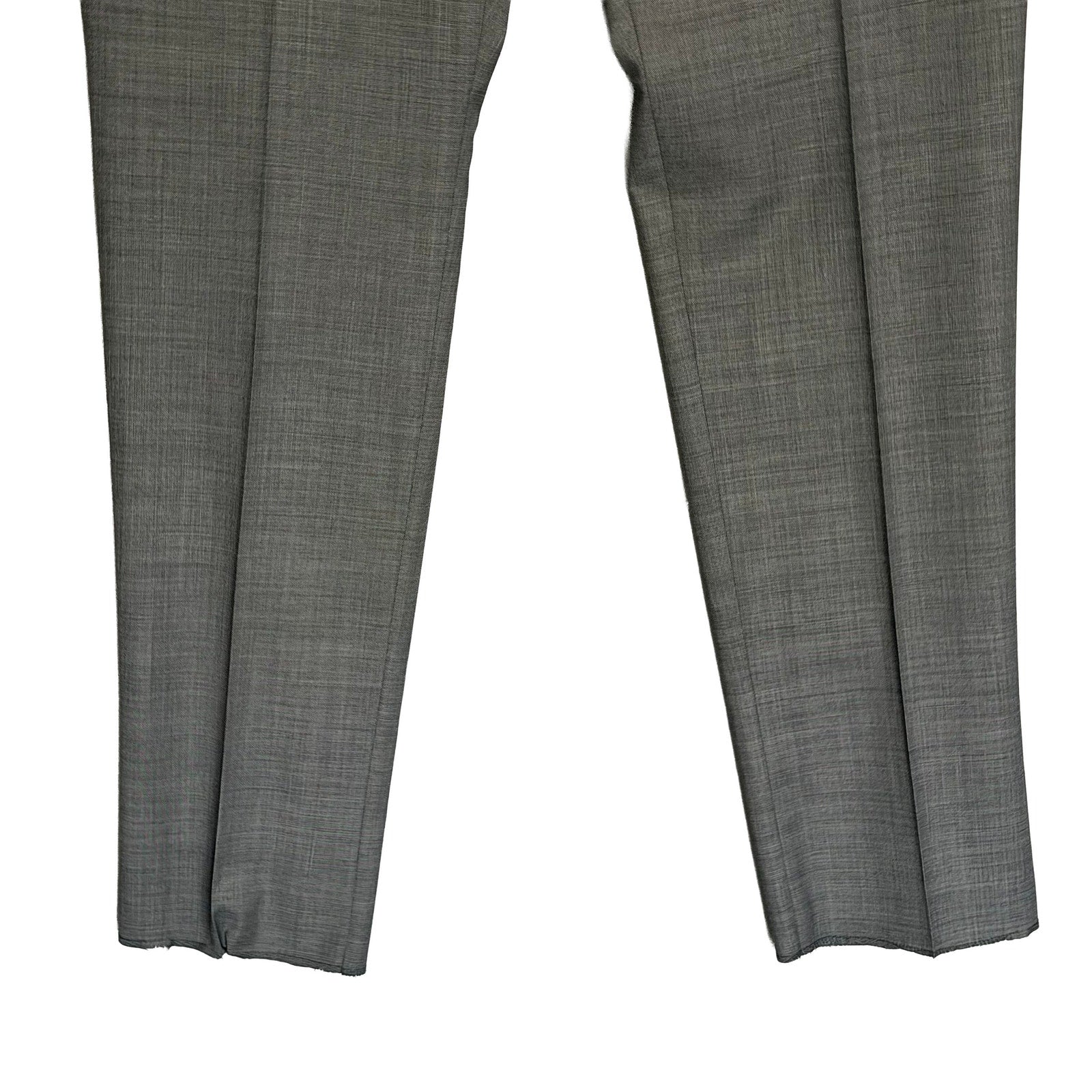 Daniel Cremieux Dress Pant Men's 46R Traveler Raw Hem Comfort Waist Gray