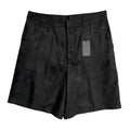 Armani Exchange Shorts Men's 34W Black Camo Lyocell Shorts 9" Inseam NEW