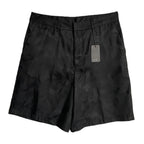 Armani Exchange Shorts Men's 34W Black Camo Lyocell Shorts 9" Inseam NEW