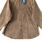 Tommy Bahama Corduroy Shirt Men's XXL Coastline Cord Sun Fade Brownstone