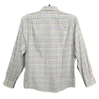 Johnnie-O Performance Shirt Men's Medium Button-Down Stretch Multicolor Check