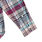 Tommy Bahama Men's Medium "Lazlo Cheers Check" Shirt Silk Blend Stretch