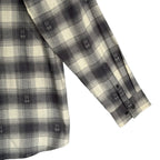 Psycho Bunny Flannel Shirt Men's XL Kurt Plaid Long Sleeve Blackened Pearl