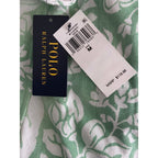 Polo Ralph Lauren Shorts Men's Medium Fleece Shorts Drawstring Green White