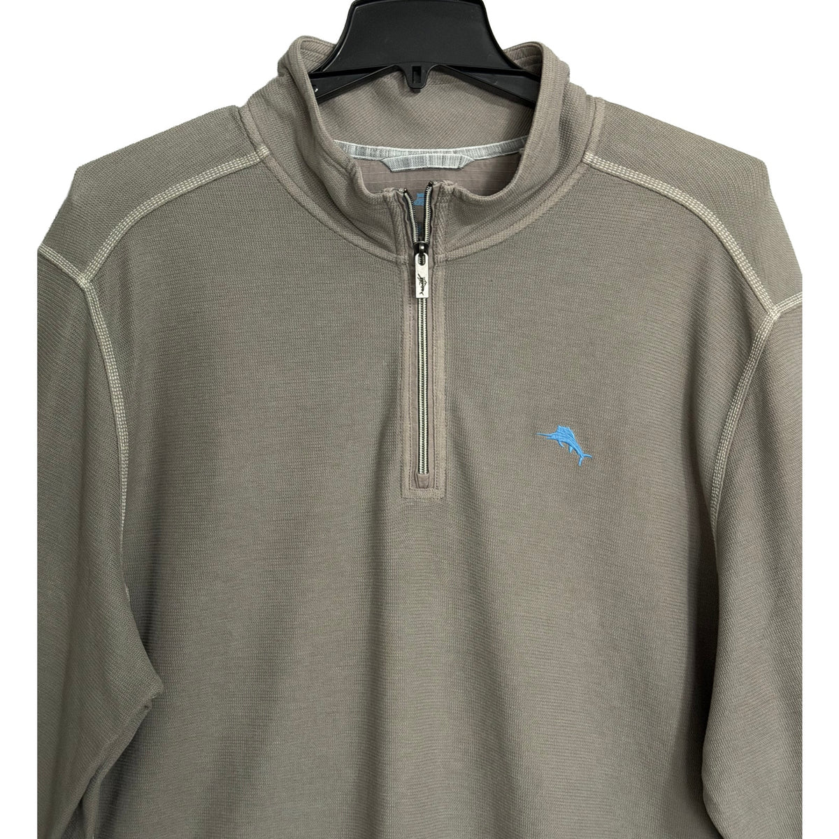 Tommy Bahama Half-Zip Men's 3XLT Big & Tall Montego Bay Sweatshirt Shadow