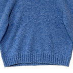 BDG Urban Outfitters Crew Neck Sweater Men's XL Fuzzy Long Sleeve Blue