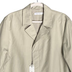Calvin Klein Trench Coat Men's Medium Classic Style Raincoat Abbey Stone