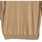 Polo Ralph Lauren Men's XXL V-Neck Sweater Merino Wool Brown