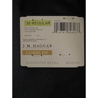Haggar Suit Jacket Men's 38 Regular Classic Fit Stretch Solid Dark Blue