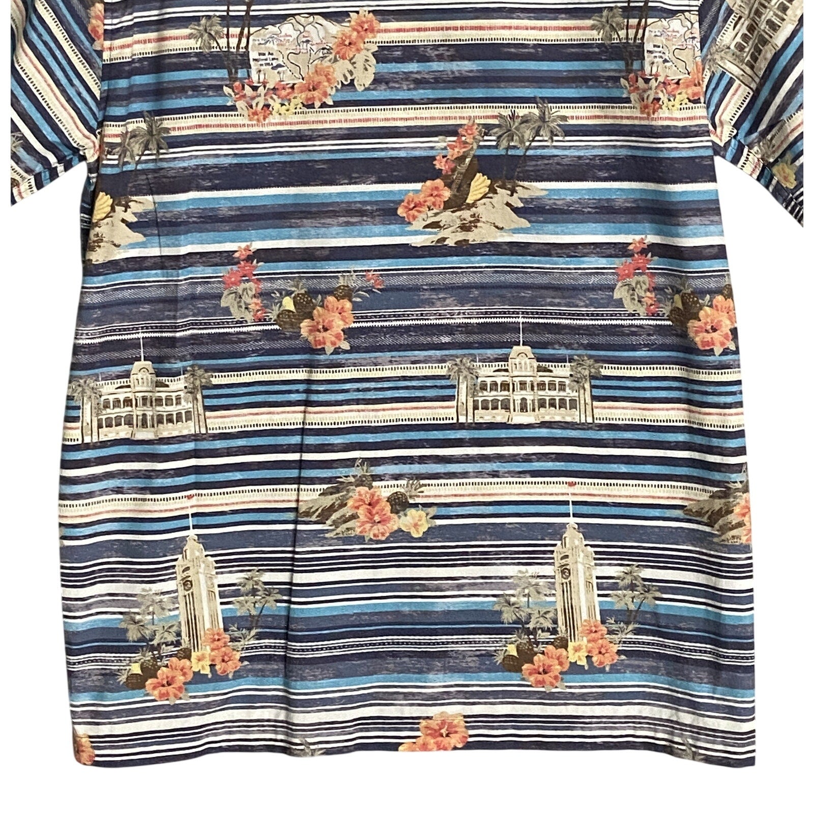 Daniel Cremieux Shirt Men's Medium Martinique Collection Camp Shirt