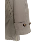 Lauren Ralph Lauren Coat Men's 40 Short All Weather Cream Brown Houndstooth