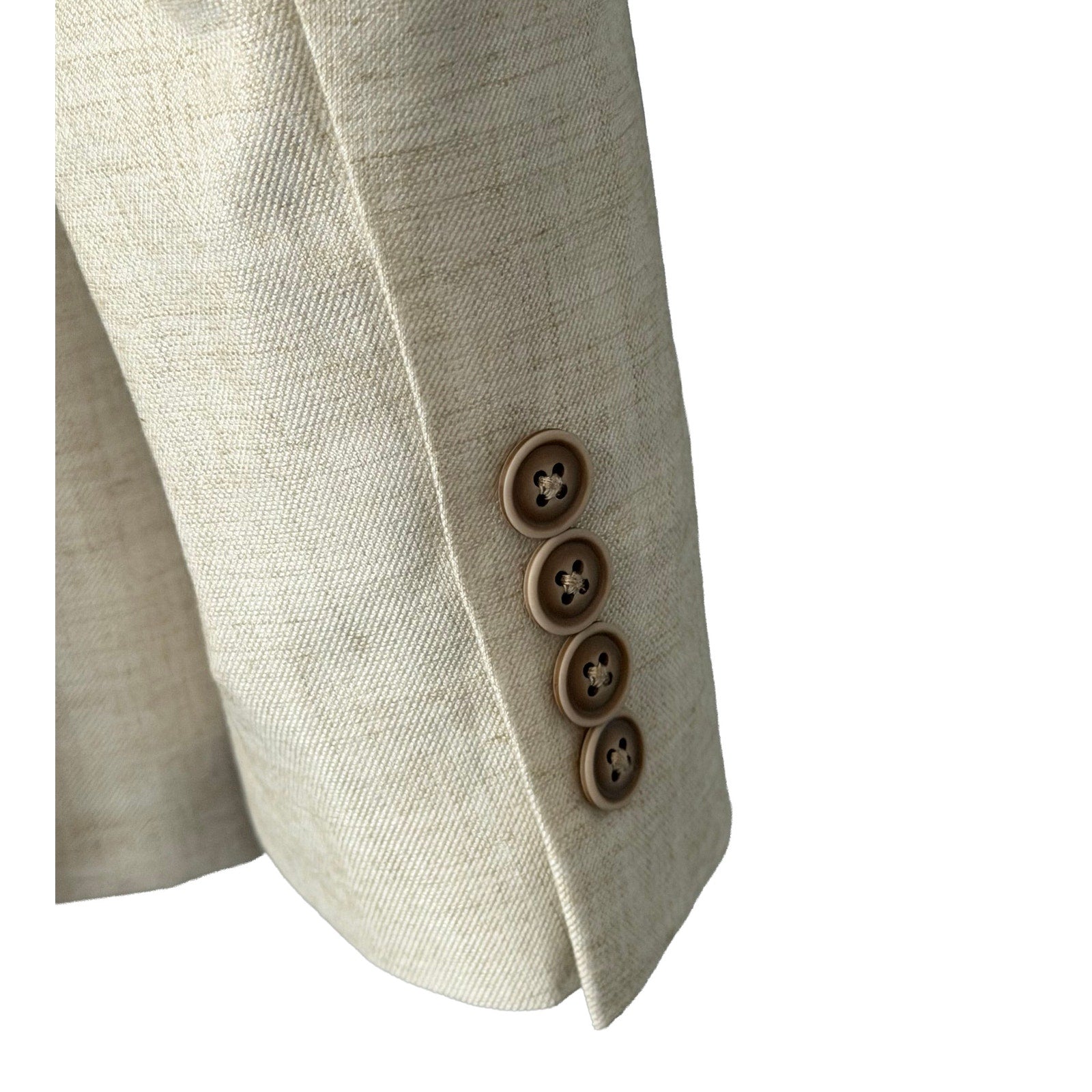 Nautica Sport Coat Men's 42 Short Modern Fit Active Stretch Lt Tan